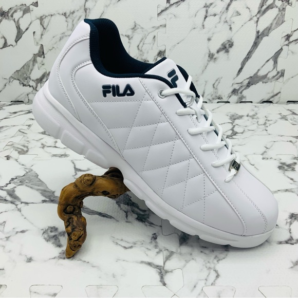 Men's Fila Fulcrum WhiteNavy Fashion Sneakers